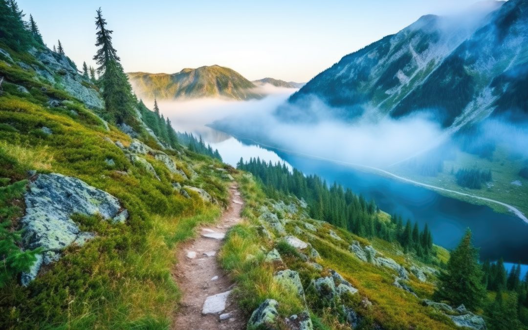 Traveling up the Mountain